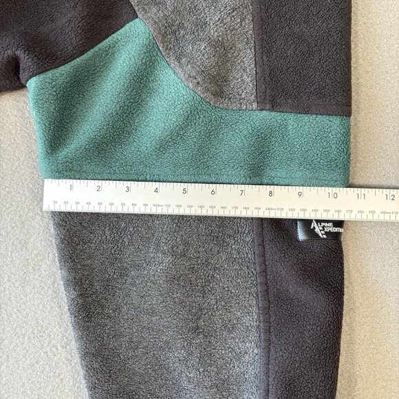 VTG Alpine Expedition Sherpa Fleece Jacket Full Zip Mens L Gorpcore Campcore 90s - Picture 11 of 16